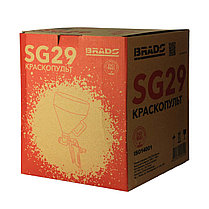 Краскопульт BRADO SG29 (для штукатурки, 4/6/8мм, 3-5бар, 5000мл.), фото 3