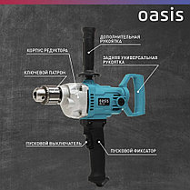 Миксер строительный Oasis DM-120 (1200 Вт, ключевой, 0-850 об/мин, синхронный, 90 Нм), фото 2