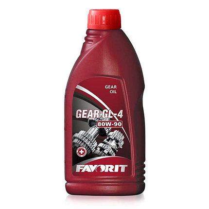 FAVORIT Gear SAE 80W-90 API GL-4 /Масло минеральное трансмис. универсальное всесезонное 1л., фото 2