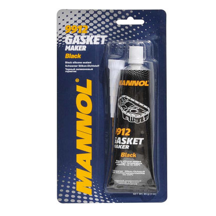 MANNOL 9912 Gasket Maker Black/ Герметик силиконовый черный 85 г, фото 2