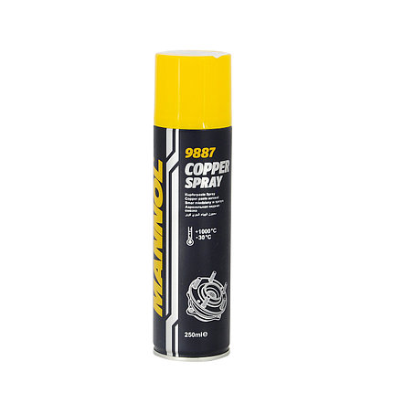 MANNOL 9887 Copper Spray / Смазка медная аэрозоль 250мл, фото 2