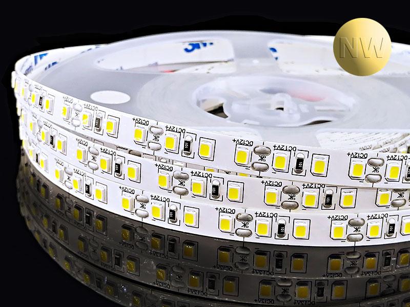 Светодиодная лента SMD 2835 120LED 12W 12V IP33 HIGH CLASS белый нейтральный