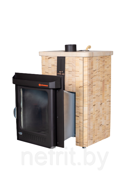 Банная печь Ферингер Квадра ПФ Окаменевшее дерево