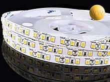Светодиодная лента SMD 2835 120LED 12W 12V IP20 белый тёплый