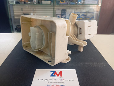 Улитка сливного насоса стиральной машины AEG, Electrolux 13278340 в сборе с фильтром и насосом Б.У. (Разборка)