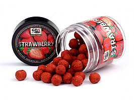 Бойлы вареные GBS насадочные Strawberry Клубника 15мм