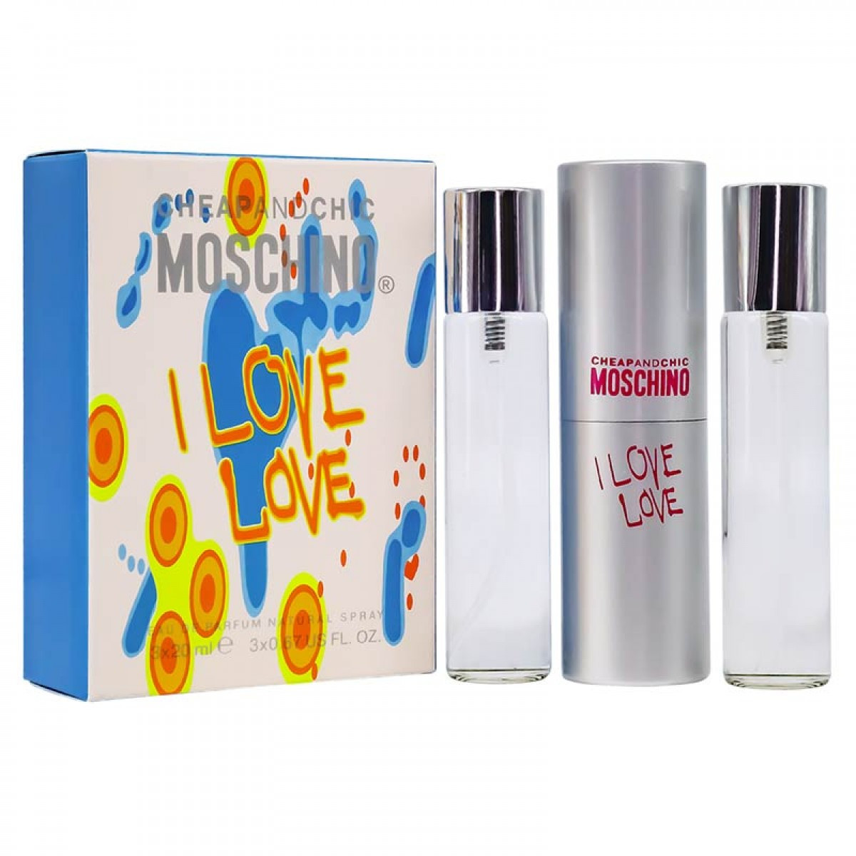Парфюмерный набор Moschino I Love Love / edp 3*20 ml