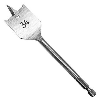 Сверло по дереву 34х152мм 1/4" Vertextools