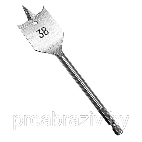 Сверло по дереву 38х152мм 1/4" Vertextools