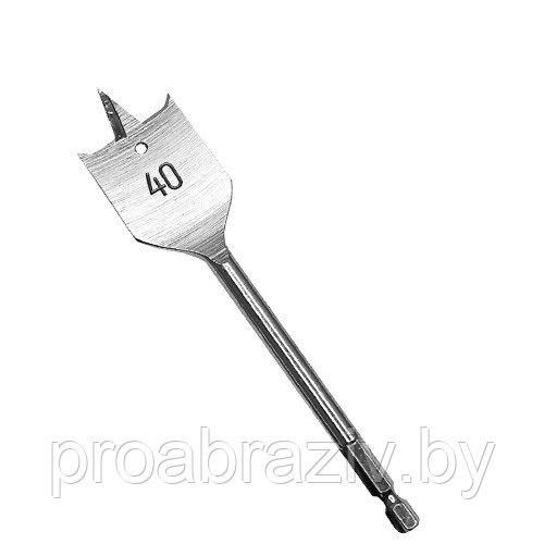 Сверло по дереву 40х152мм 1/4" Vertextools