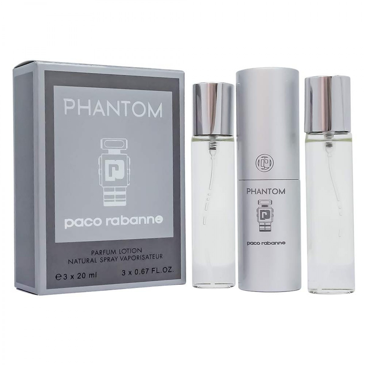 Парфюмерный набор Paco Rabanne Phantom / edp 3*20 ml
