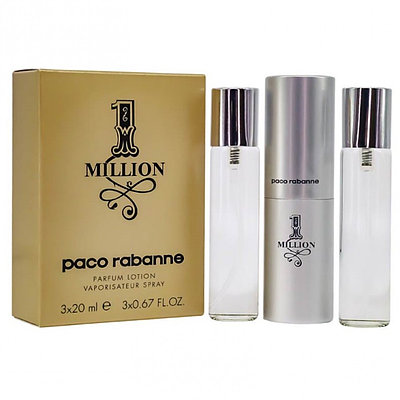 Парфюмерный набор Paco Rabanne 1 Million / edp 3*20 ml