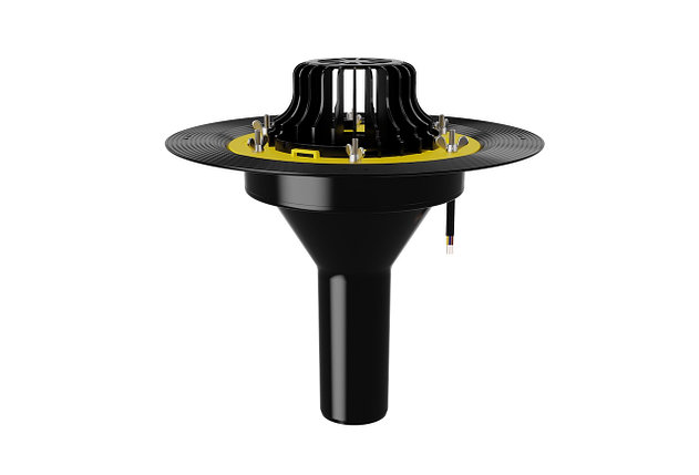 Воронка кровельная обогреваемая с закладным элементом VMOPro 75x300, фото 2
