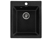 Мойка кухонная GERHANS A10 чёрная 410*485