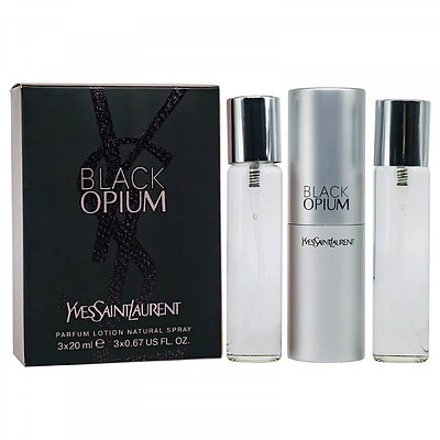 Парфюмерный набор Yves Saint Laurent Black Opium / edp 3*20 ml