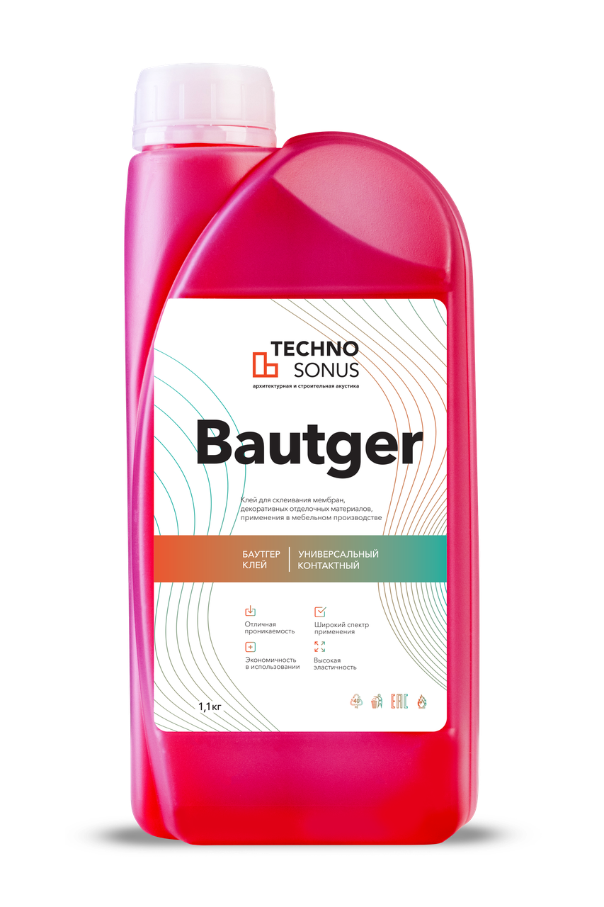 Клей универсальный контактный Баутгер (Bautger), 1л