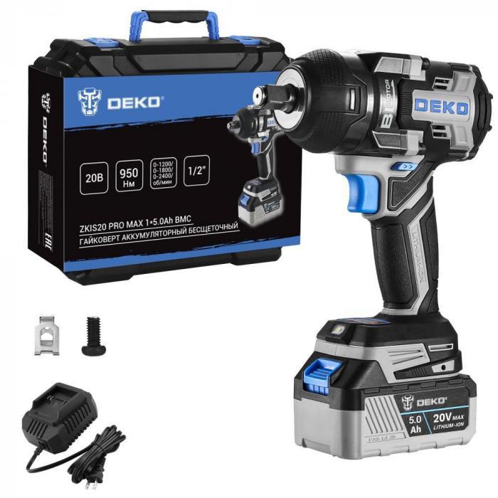 Гайковерт аккумуляторный DEKO ZKIS20 PRO MAX