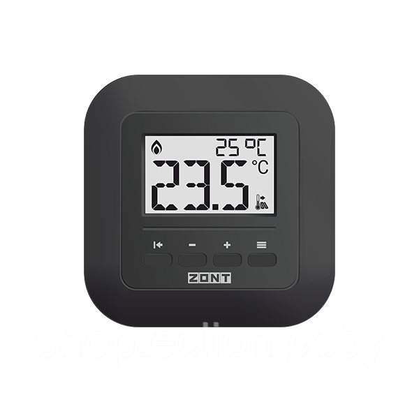 Термостат двухпозиционный комнатный ZONT МЛ-232.black (RS-485)