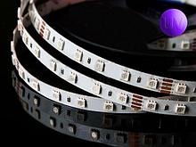 Светодиодная лента SMD 5050 60LED 14,4W 12V IP33 LUX ультрафиолет