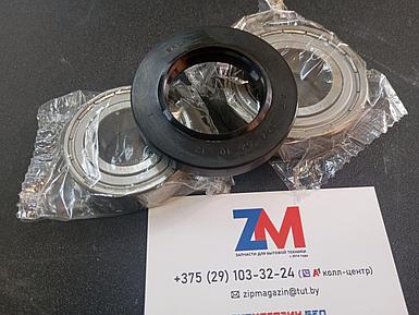 Подшипники SKF стиральной машины Bosch  37,4x62x10/12+смазка, 6206zz, 6205zz (совместимый)