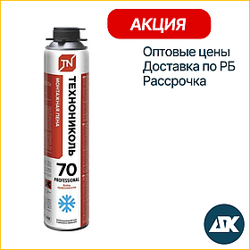 Пена монтажная профессиональная ТЕХНОНИКОЛЬ 70 PROFESSIONAL всесезонная