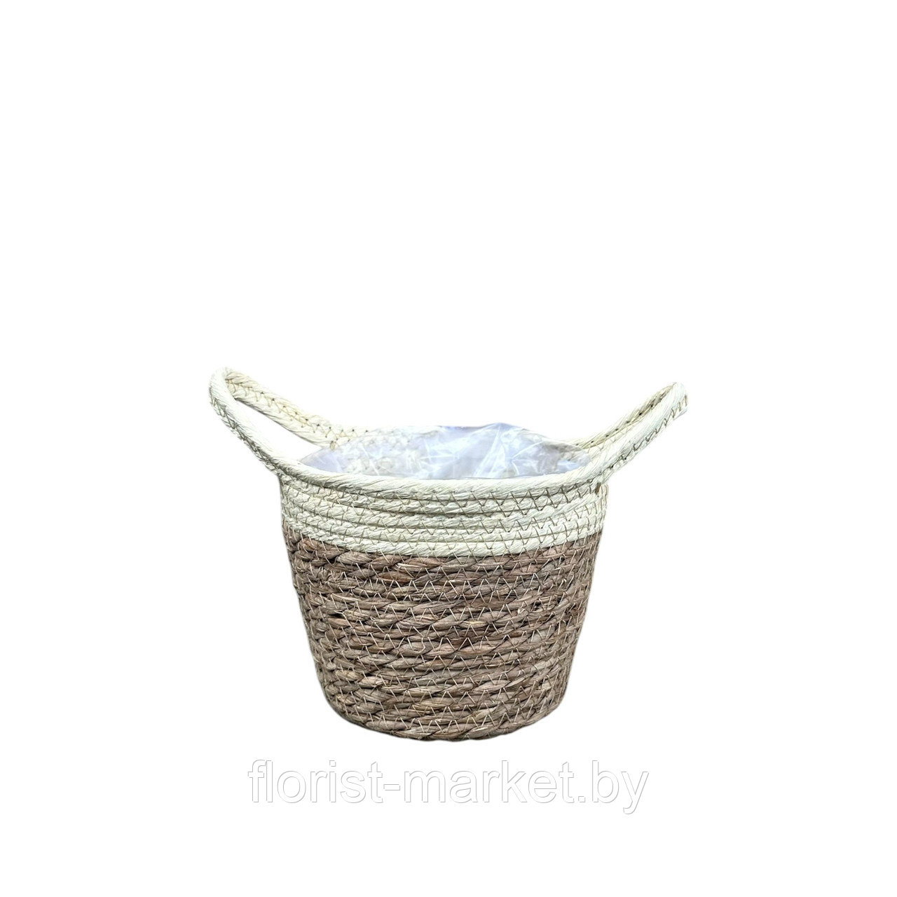 Корзина круглая (рогоз) D17*H14