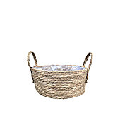Корзина круглая (рогоз) D23*H12*B20