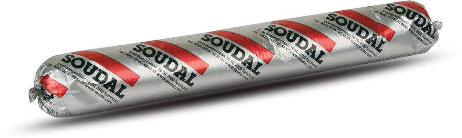 Клей-герметик полиуретановый Soudal Soudaflex 40FC черный 600 мл, фото 2