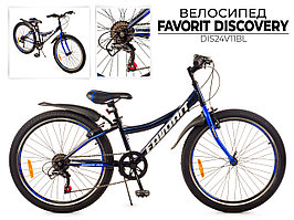 Двухколесный велосипед «FAVORIT» DISCOVERY-24VS, DIS24V11BL