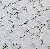 Сетка вышитая с бисером