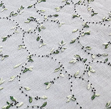 Сетка вышитая с бисером