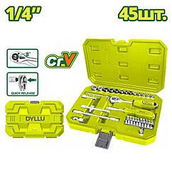 Набор инструментов 1/4 " DYLLU DTST4D45 (45 шт)