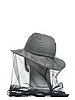 Панама-накомарник HUNTSMAN Антигнус c кольцом цв.Хаки тк.Cotton, фото 2
