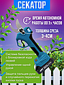 Садовый набор Makita (Цепная аккумуляторная пила 6" и секатор аккумуляторный), фото 3