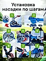 Триммер Садовый аккумуляторный на колесах, фото 6