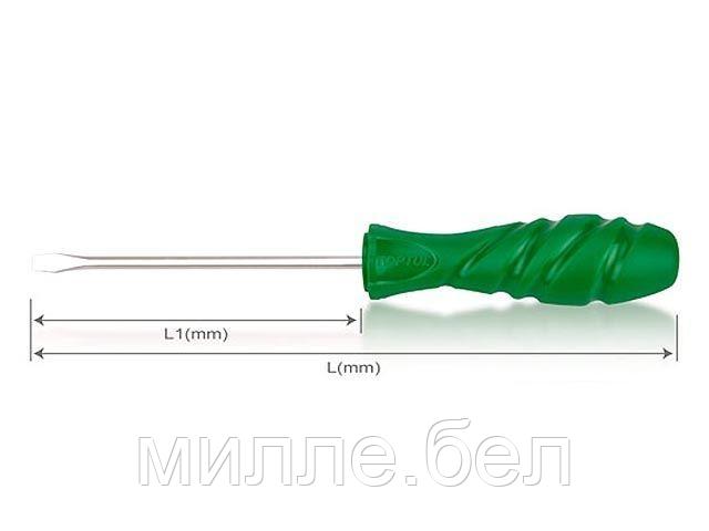 Отвертка "-" 6,5х100мм TOPTUL