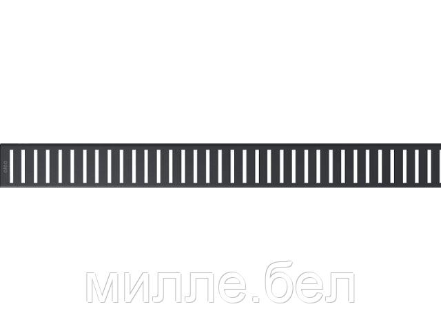 Решетка для водоотводящего желоба (черный мат) PURE-850BLACK, Alcaplast