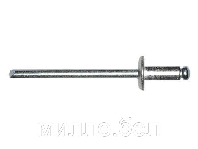 Заклепка вытяжная 4.0х8 мм алюминий/сталь, цинк (250 шт в пласт. конт.) STARFIX