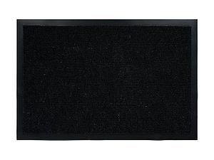 Коврик придверный влаговпитывающий, ребристый, "Trip", 40х60 см, черный, VORTEX (ВОРТЕКС)