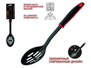 Ложка кулинарная, CHEF, черная, PERFECTO LINEA