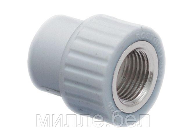 Муфта ПП комб. вн. 40х1 1/4", сер. РТП (РосТурПласт)