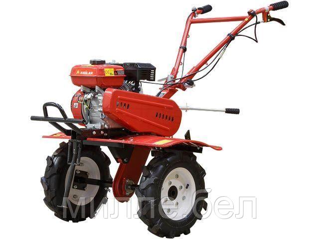 Культиватор бензиновый ASILAK SL-85B колёса 4.00-10 (7,5 л.с., шир. 95 см, без ВОМ, передач 2+1, колеса