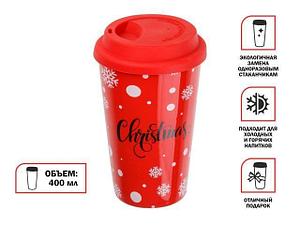 Кружка керамическая, 400 мл, Christmas-2, PERFECTO LINEA