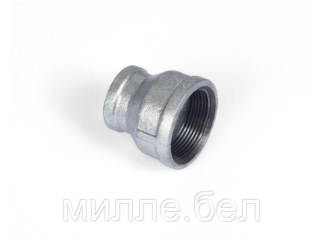 Муфта ред. 1 1/2" х 1" вн.-вн. чугун оцинк., AV Engineering