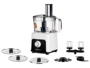 Кухонный комбайн NORMANN AFP-949 (1000 Вт, регул.скор., 9 функций, чаша чоп. 2 л, терка для драников)