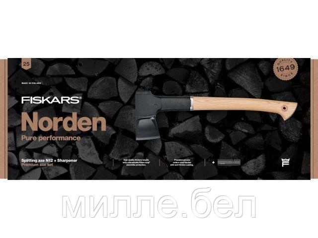 Топор-колун Norden N12 FISKARS+точилка (комплект)