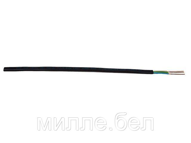 Кабель ВВГ-Пнг(A)-LS 3х2,5 (бухта 100м) Ч Щучинский завод Автопровод (черный, плоский) (АВТОПРОВОД)