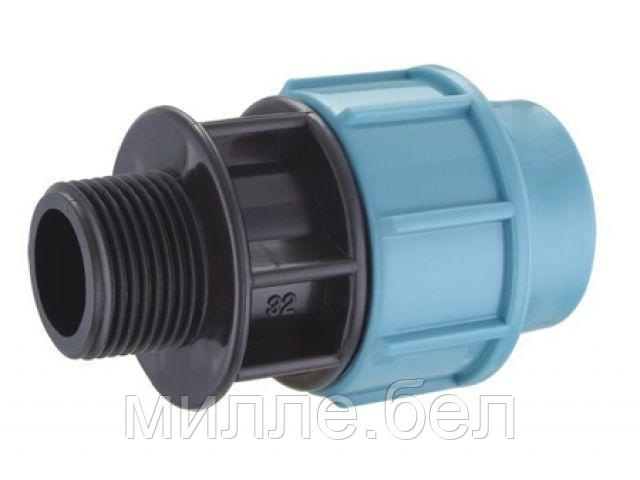 Ниппель ПЭ 40 х 1 1/4" нар., AV Engineering