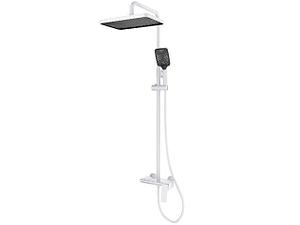 Душевая система (Lt) D35, серия Lily белый, a-five (На стену, Излив потайной в корпусе, Троп. душ: вынос 405