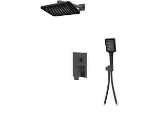 Душевая система (Lt) D35, серия Lily черный, a-five (Встраиваемый, Излива нет, 1000 - 1200 мм.)